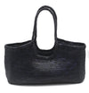 Genuine Leather Hand Woven Ladies Hobo Bag - MONALISA - BLACK